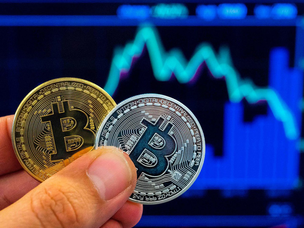Giá Bitcoin đang có sự giảm mạnh