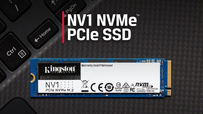 Kingston ra mắt ổ cứng SSD NV1 NVMe PCIe mới