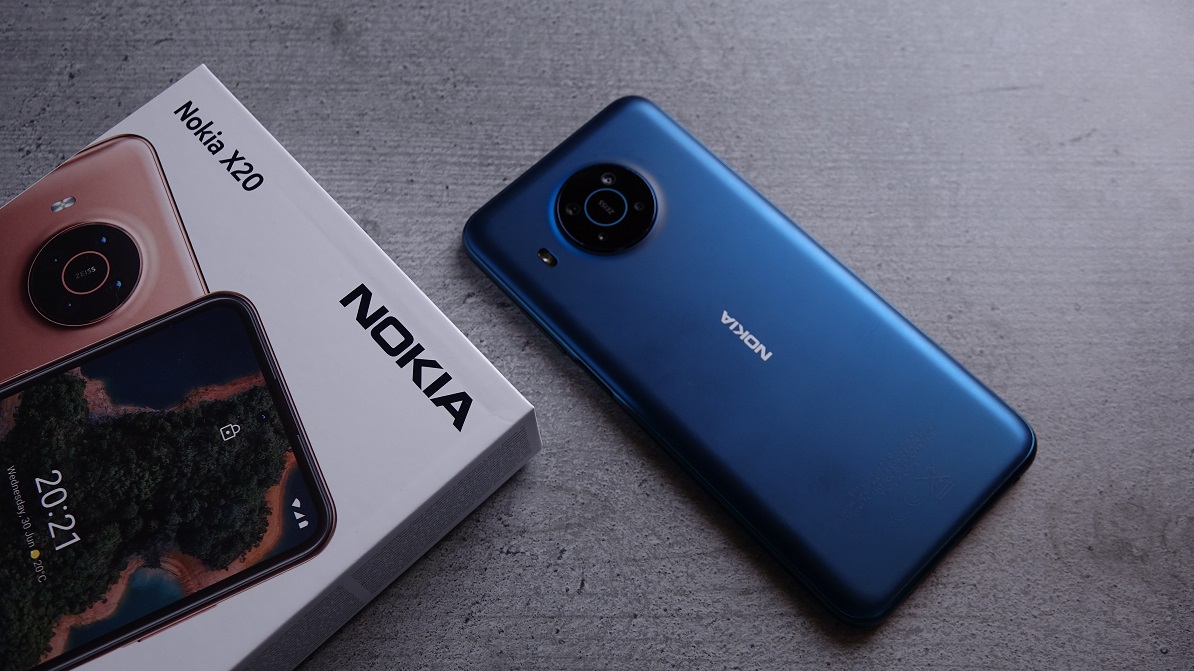 Nokia X20 có thiết kế đơn giản